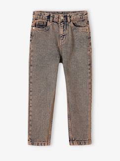 Jean Mom surteint fille - vertbaudet enfant Jean Mom surteint fille - vertbaudet enfant