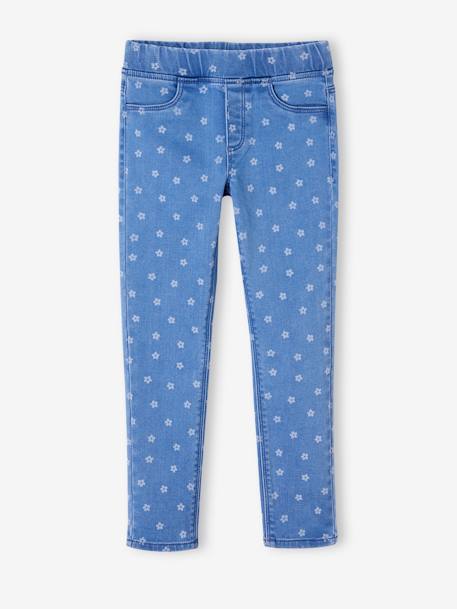 Tregging en molleton effet denim fille - vertbaudet enfant Tregging en molleton effet denim fille - vertbaudet enfant