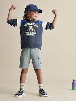 Short sport style battle garçon - vertbaudet enfant -Short sport style battle garçon