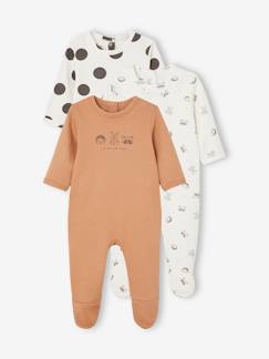 Lot de 3 dors-bien bébé en interlock - vertbaudet enfant Bébé-Pyjama, surpyjama-Lot de 3 dors-bien bébé en interlock