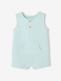 Baby-Salopette, jumpsuit-Fleece combi-short voor baby's