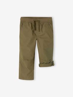 Pantacourt léger retroussable en bermuda garçon - vertbaudet enfant Garçon-Pantalon-Pantacourt léger retroussable en bermuda garçon