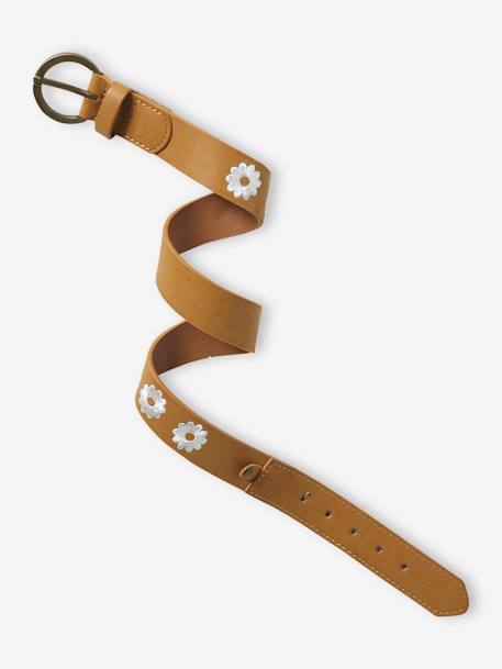 Ceinture fleurs brodées fille - vertbaudet enfant Fille-Accessoires-Ceinture-Ceinture fleurs brodées fille