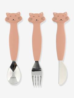 3-delige bestekset 2e leeftijdsgroep TRIXIE Animal - vertbaudet enfant Verzorging-Baby eet en drinkt-3-delige bestekset 2e leeftijdsgroep TRIXIE Animal