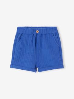 Short en gaze de coton bébé - vertbaudet enfant Bébé-Short-Short en gaze de coton bébé