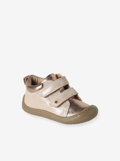 Bottillons scratchés cuir souple bébé premiers pas - vertbaudet enfant Chaussures-Chaussures fille 23-38-Bottes-Bottillons scratchés cuir souple bébé premiers pas