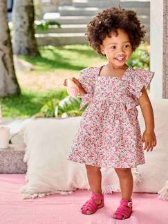 Babyjurk met ruches - vertbaudet enfant Baby-Rok, jurk-Babyjurk met ruches