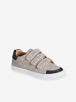 Baskets imprimées léopard fille - vertbaudet enfant Chaussures-Chaussures fille 23-38-Baskets imprimées léopard fille