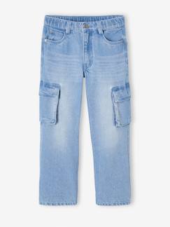 Jean large multipoches garçon - vertbaudet enfant Garçon-Jean-Jean large multipoches garçon