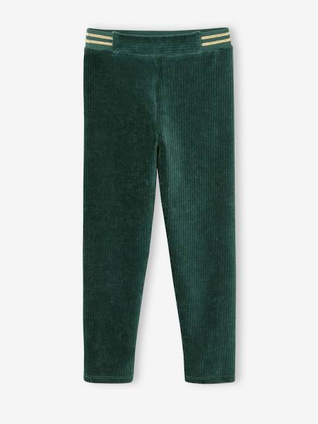 Legging velours fille - vertbaudet enfant Fille-Legging-Legging velours fille