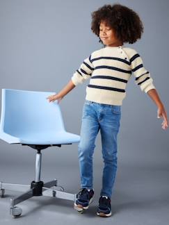 Jean slim MorphologiK FIN "waterless" garçon - vertbaudet enfant -Jean slim MorphologiK FIN "waterless" garçon
