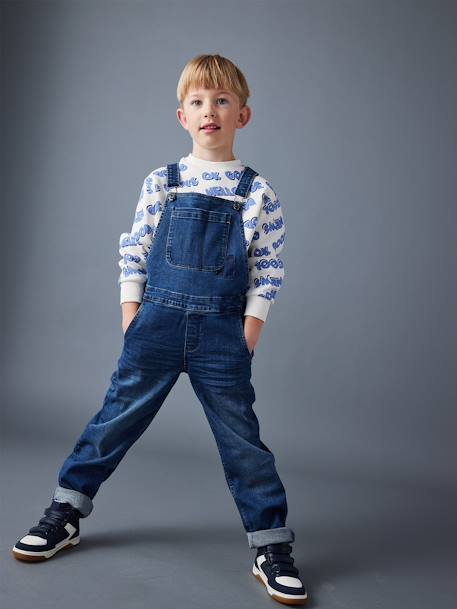 Salopette en jean garçon style "worker" poches fantaisie - vertbaudet enfant Salopette en jean garçon style "worker" poches fantaisie - vertbaudet enfant