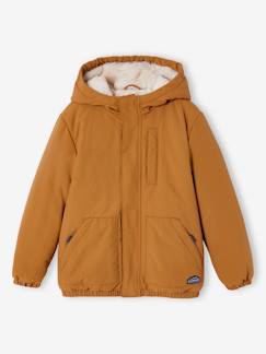 Parka à capuche doublure sherpa garçon - vertbaudet enfant Garçon-Manteau, veste-Parka à capuche doublure sherpa garçon