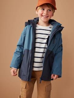 Technische 3-in-1 parka voor jongens - vertbaudet enfant