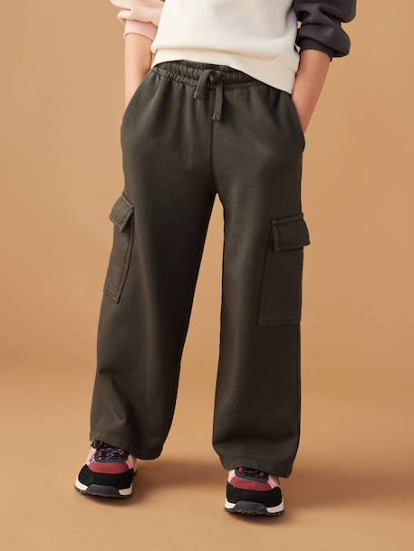 Jogging large fille - vertbaudet enfant Fille-Collection sport-Jogging large fille