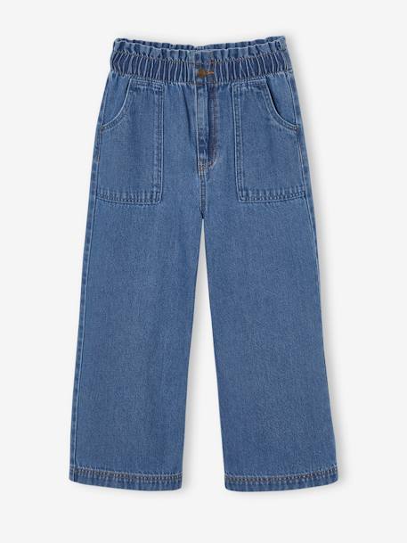 Jean large charpentier fille - vertbaudet enfant Fille-Jean large charpentier fille