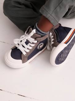 Hoge sneakers met veters en rits - vertbaudet enfant -Hoge sneakers met veters en rits