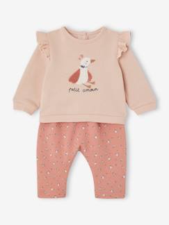 Ensemble bébé sweat et pantalon - vertbaudet enfant Bébé-Ensemble-Ensemble bébé sweat et pantalon