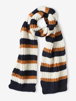 Echarpe rayée garçon - vertbaudet enfant Garçon-Accessoires-Bonnet, écharpe, gants-Echarpe rayée garçon