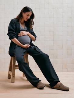Ensemble 3 pièces grossesse et allaitement débardeur + gilet + pantalon large - vertbaudet enfant Vêtements de grossesse-Pantalon-Ensemble 3 pièces grossesse et allaitement débardeur + gilet + pantalon large