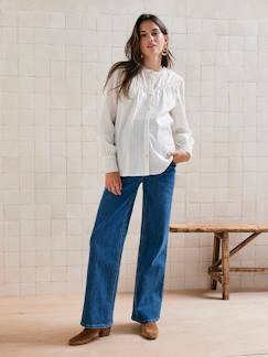 Blouse effet broderie grossesse et allaitement - vertbaudet enfant Vêtements de grossesse-Allaitement-Blouse effet broderie grossesse et allaitement
