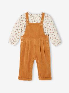 Ensemble blouse + salopette bébé - vertbaudet enfant Bébé-Ensemble-Ensemble blouse + salopette bébé