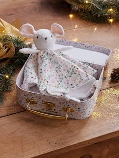 Doudou lange souris personnalisable avec mallette - vertbaudet enfant Doudou lange souris personnalisable avec mallette - vertbaudet enfant