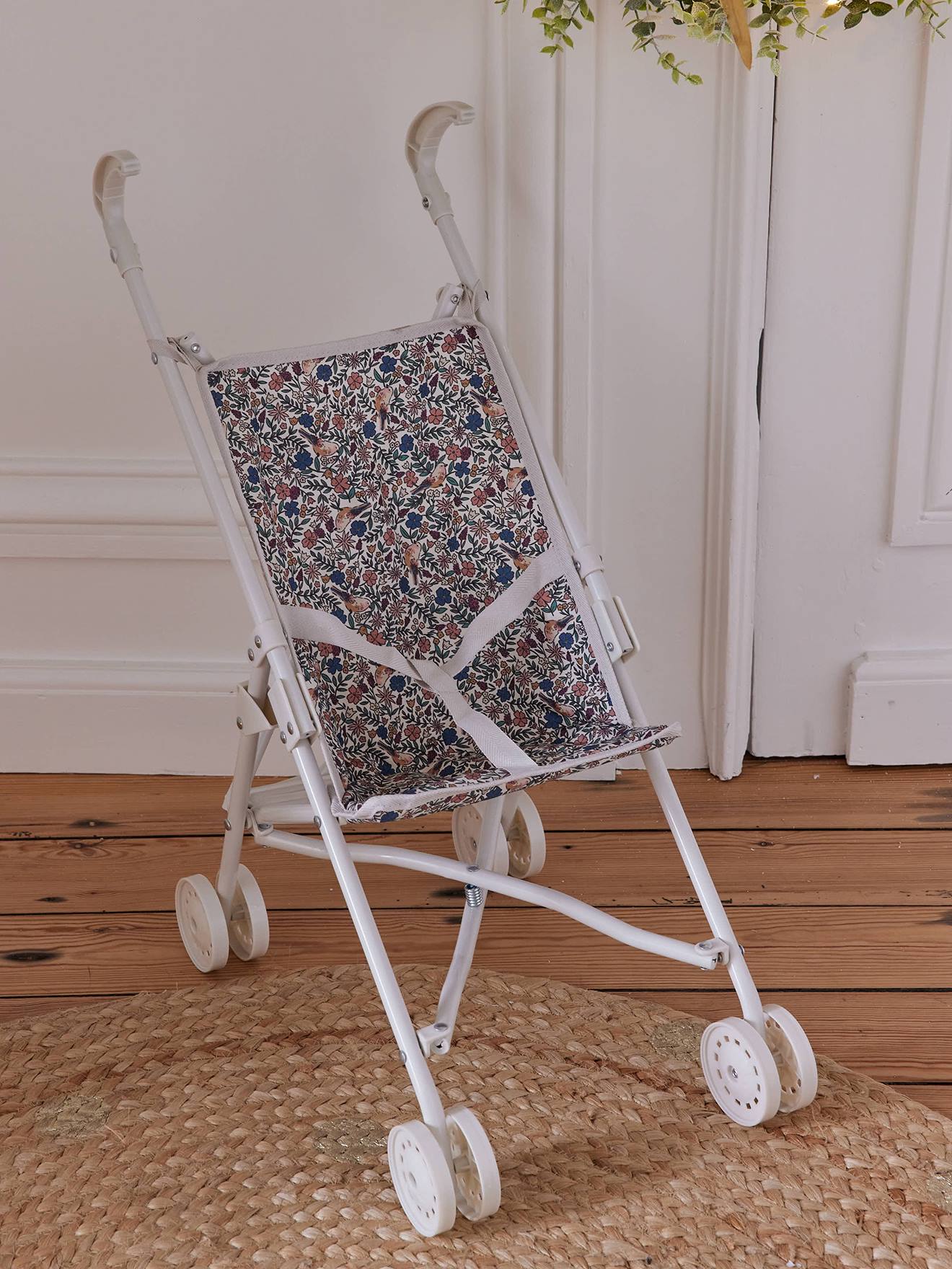 Poussette-canne pour poupon vert, Jouet