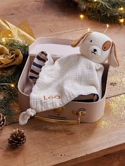 Doudou plat chien personnalisable + coffret cadeau - vertbaudet enfant Doudou plat chien personnalisable + coffret cadeau - vertbaudet enfant