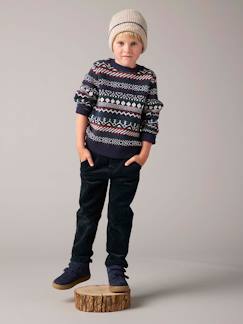 Pantalon en velours côtelé garçon facile à enfiler - vertbaudet enfant Garçon-Pantalon-Pantalon en velours côtelé garçon facile à enfiler