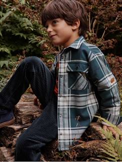 Chemise à carreaux garçon doublée sherpa - vertbaudet enfant Garçon-Chemise-Chemise à carreaux garçon doublée sherpa