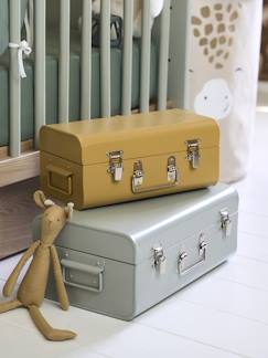 Set van 2 metalen koffers - vertbaudet enfant Slaapkamer en Opbergoplossingen-Set van 2 metalen koffers