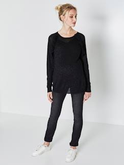 Jean slim stretch de grossesse entrejambe 85 - vertbaudet enfant Vêtements de grossesse-Pantalon-Jean slim stretch de grossesse entrejambe 85