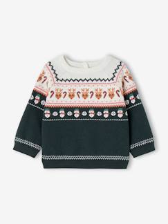 Jacquard kerstmistrui - vertbaudet enfant -Jacquard kerstmistrui
