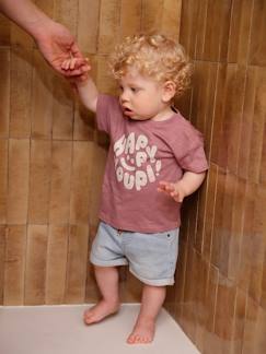 Short en denim bébé - vertbaudet enfant Bébé-Short-Short en denim bébé