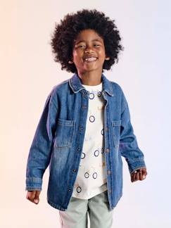 Chemise en jean garçon personnalisable - vertbaudet enfant Garçon-Chemise-Chemise en jean garçon personnalisable