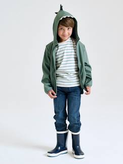 Jean droit en molleton effet denim facile à enfiler garçon - vertbaudet enfant Garçon-Jean-Jean droit en molleton effet denim facile à enfiler garçon