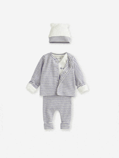 Ensemble évolutif mixte body + legging + cardigan + bonnet - vertbaudet enfant Bébé-Ensemble-Ensemble évolutif mixte body + legging + cardigan + bonnet