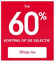  Tot 60%* korting op de selectie