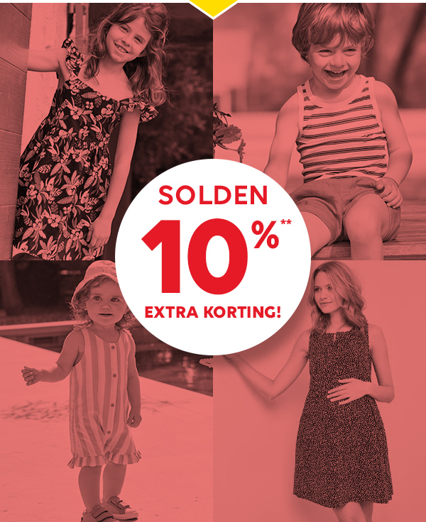 SOLDEN! 10%** EXTRA KORTING!