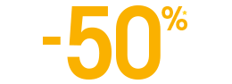 -50%* sur le 2ème article acheté sur TOUT le site ! -50%* sur le 2ème article acheté sur TOUT le site !