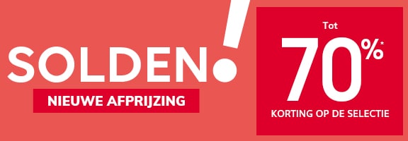 Tot 70%* korting op de SOLDEN Tot 70%* korting op de SOLDEN