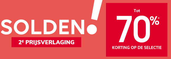 Tot 70%* korting op de SOLDEN Tot 70%* korting op de SOLDEN