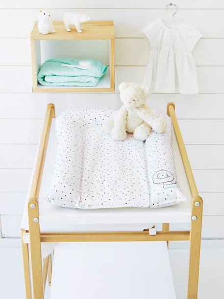 Matelas à langer VERTBAUDET BLANC IMPRIME - vertbaudet enfant 