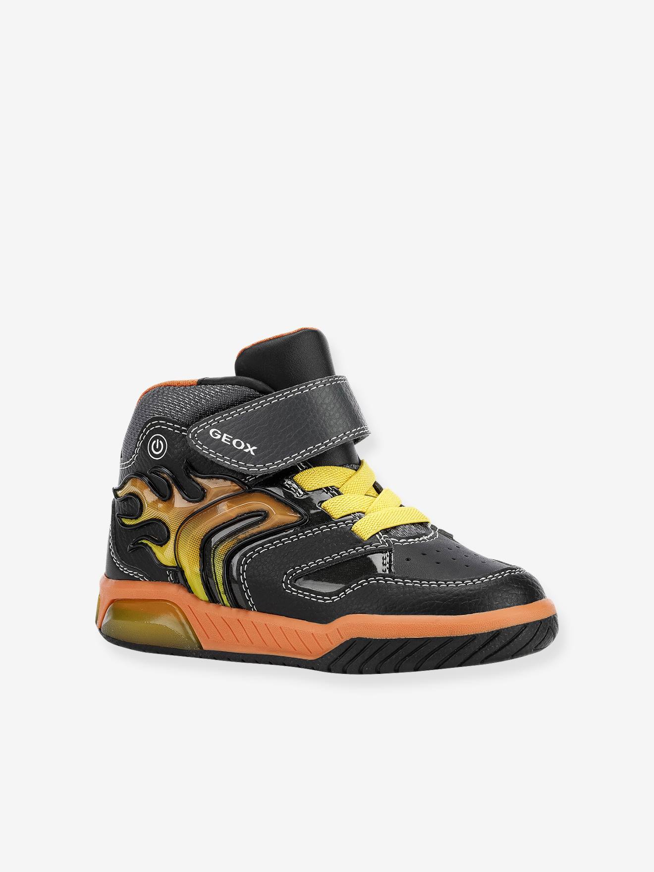 Halfhoge sneakers voor jongens J Inek Boy C GEOX® - zwart, Schoenen