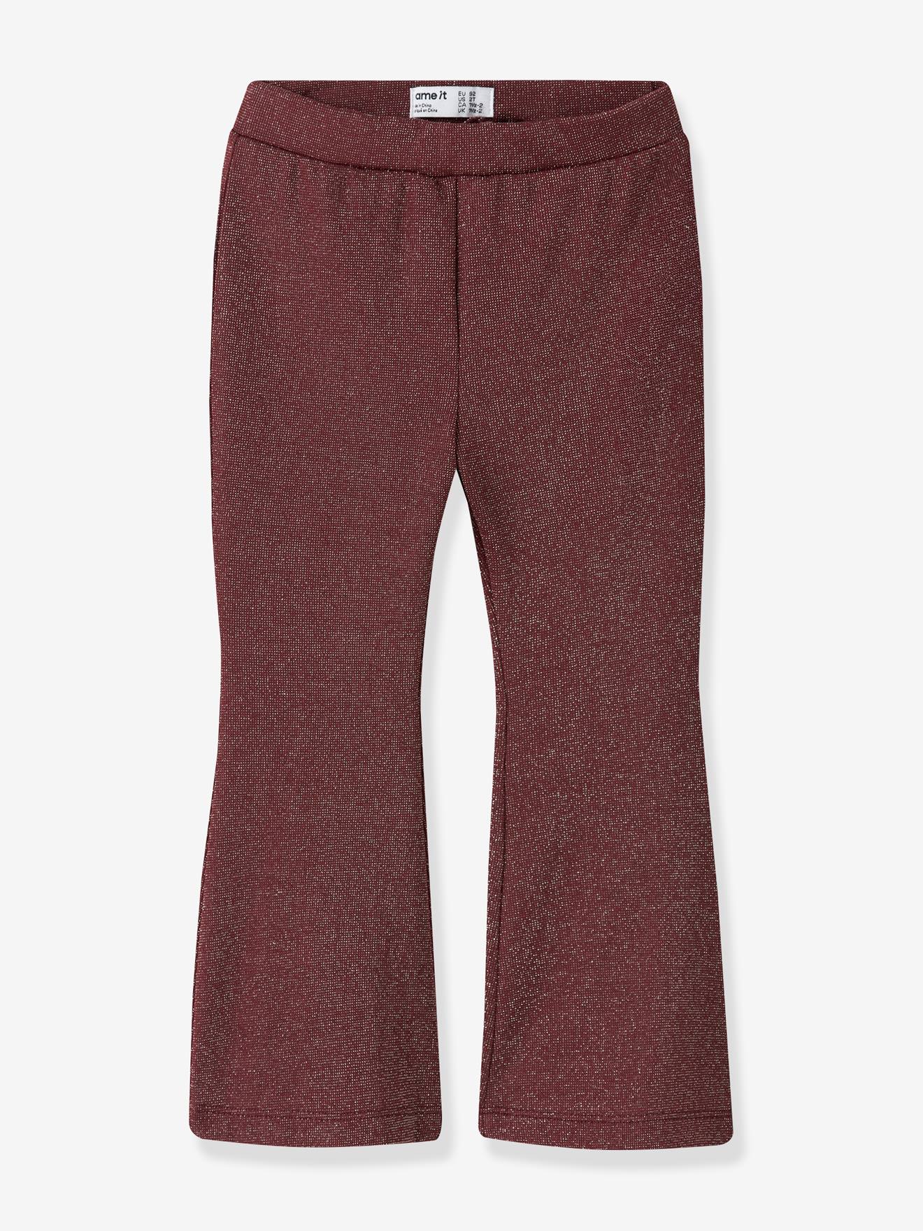Nmfroisin Bootcut Broek Voor Meisjes Name It Bordeauxrood