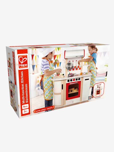 Grande cuisinette en bois HAPE BLANC - vertbaudet enfant 