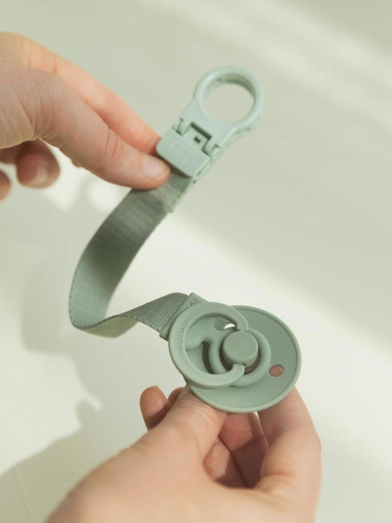 BIBS Fopspeenhouder Loop groen