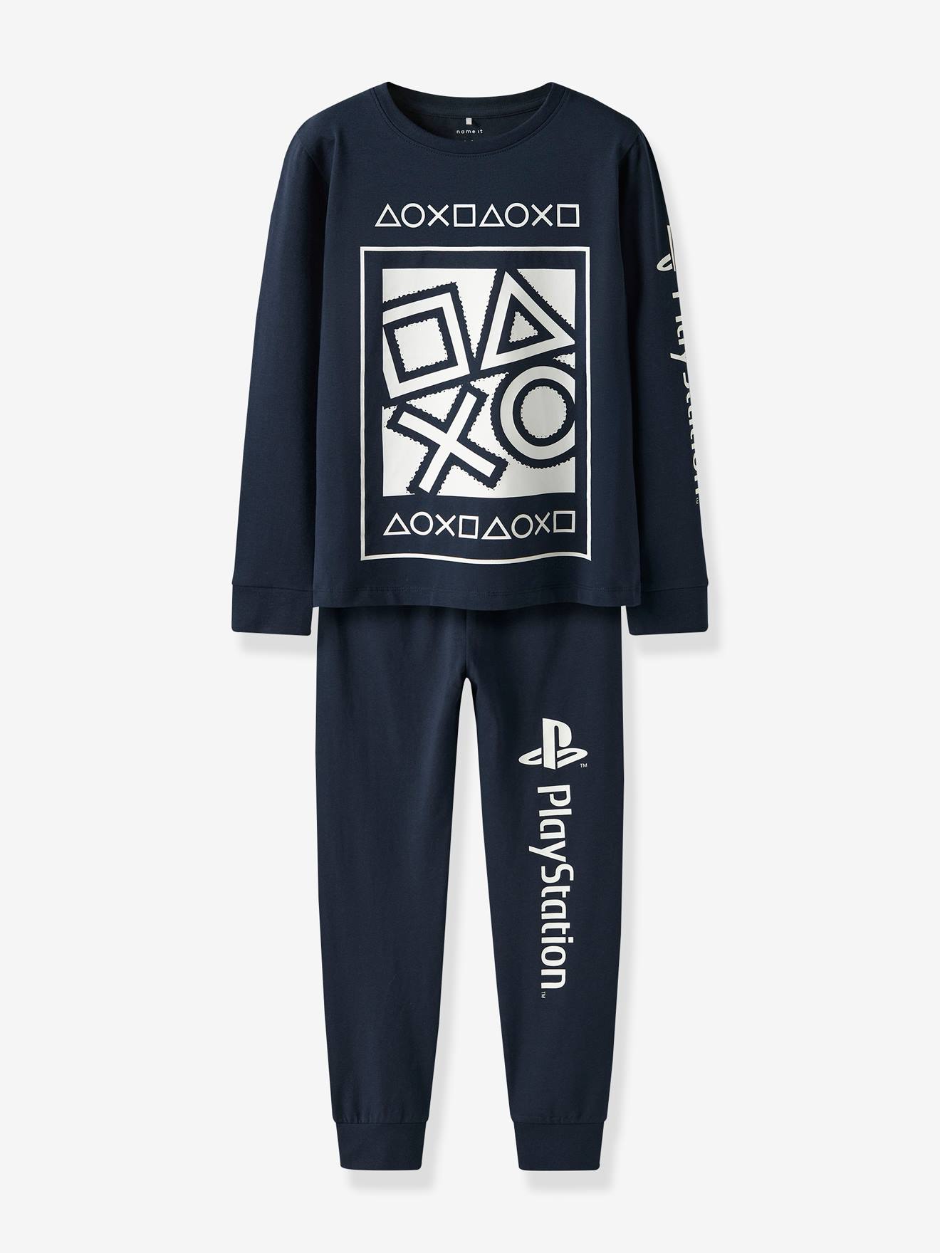 PlayStation Nkmolympos Jongenspyjama Name It Marineblauw