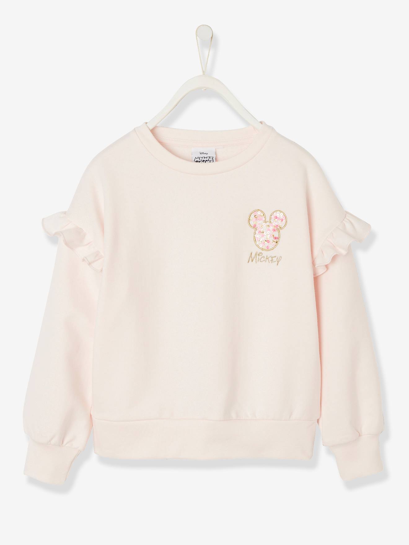 Sweat-shirt fille Disney Mickey® à paillettes - rose, Fille